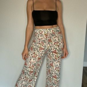 Floral pants! Comfy!!
